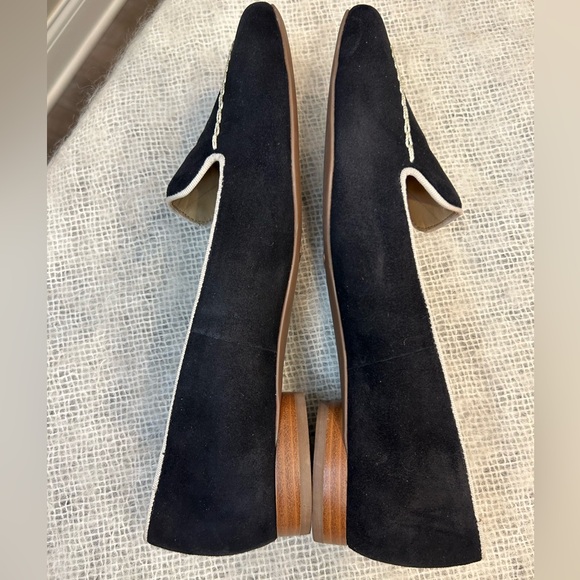 Bernardo for Anthropologie Women’s Edyth Black leather Slip-On Loafers, Size 9 - Picture 6 of 11